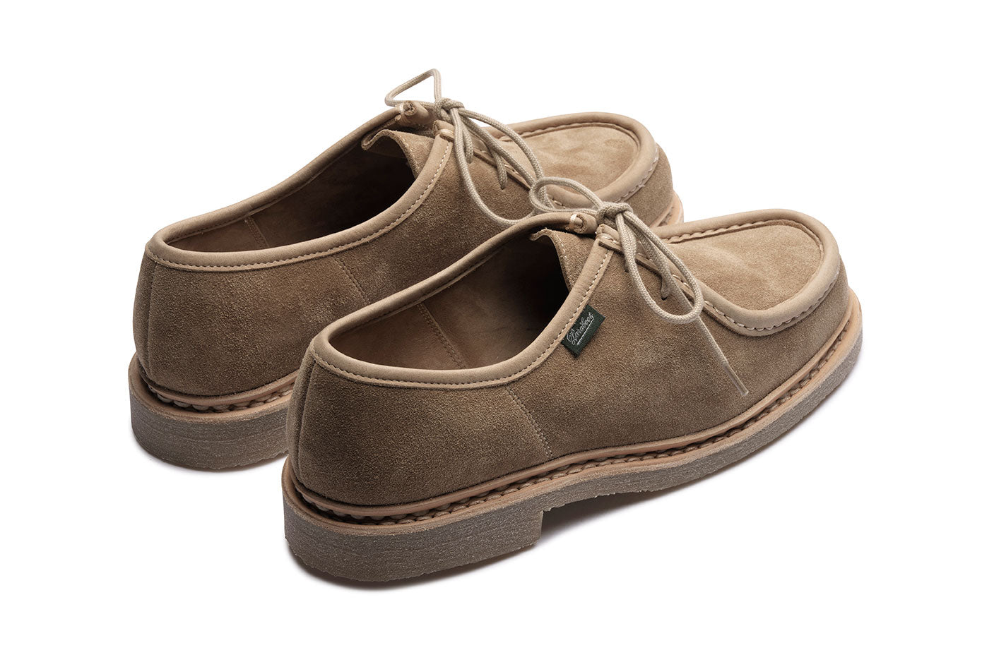 PARABOOT - Micka Ario Miel Velours Sand Gum Sole - Tempo
