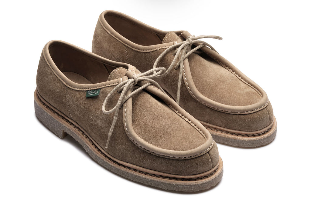 PARABOOT - Micka Ario Miel Velours Sand Gum Sole - Tempo