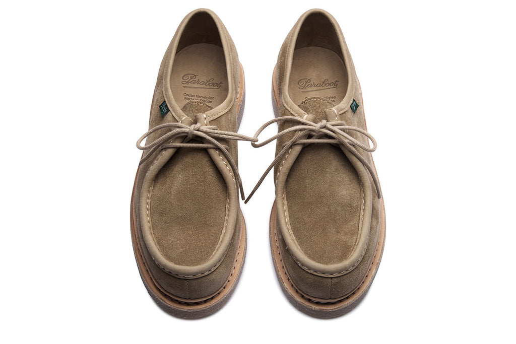 PARABOOT - Micka Ario Miel Velours Sand Gum Sole - Tempo