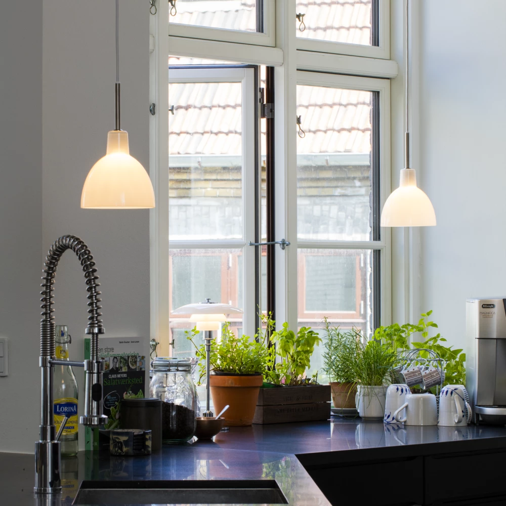 Toldbod Opal Glass Pendant 155 or 220 - Tempo