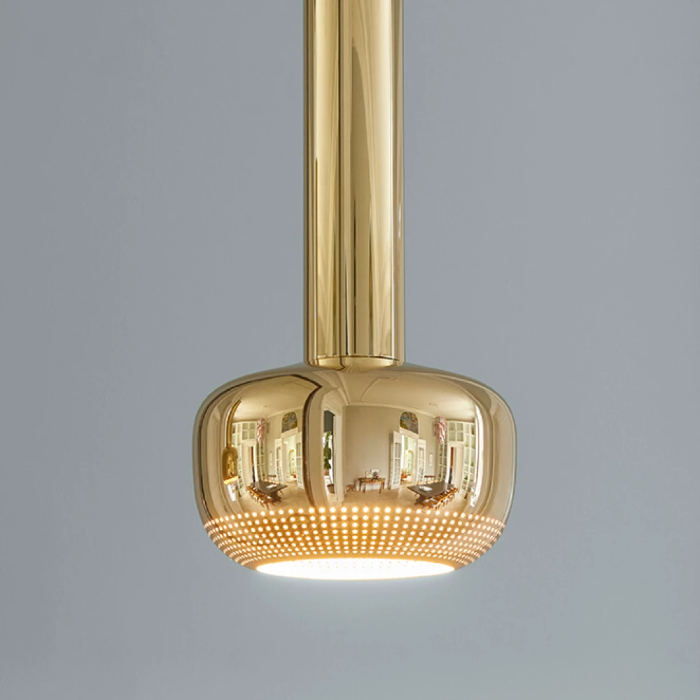 VL 56 Pendant in Brass or Chrome - Tempo
