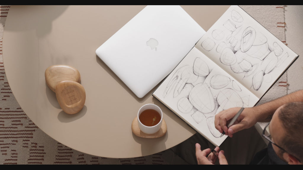 Pebble in Oak - Set of 2 / 4