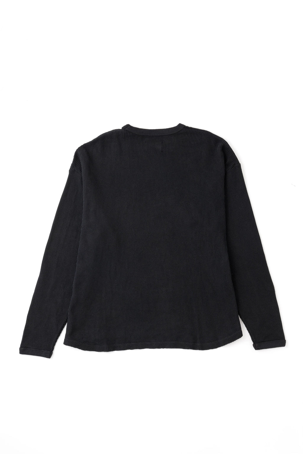 YOKO SAKAMOTO - CREWNECK THERMAL PULLOVER BLACK - Tempo