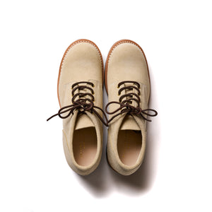 COUPEN Mid-cut Boot in Nakamura Nosuke Shoten Special Suede White Beige - Tempo