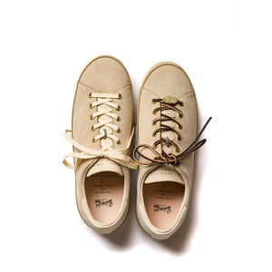 BLACKSTONE Sneakers in Nakamuranosukeshoten Special Suede White Beige - Tempo