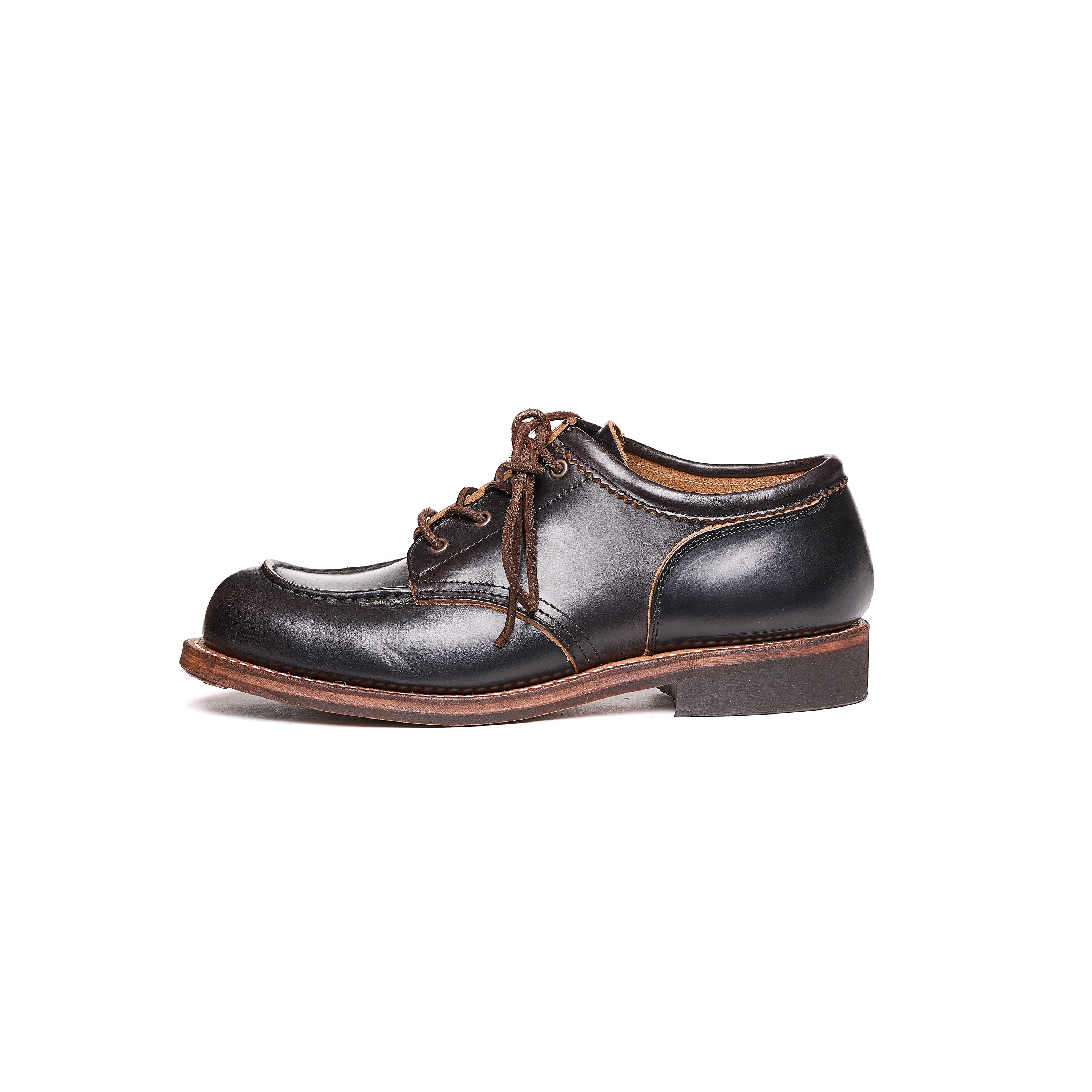 COUPEN LOW MOC Service Shoes in Oil Black Chromexcel - Tempo