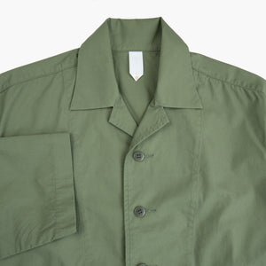 "Spring Pearson" Cotton Jacket in Olive Drab
