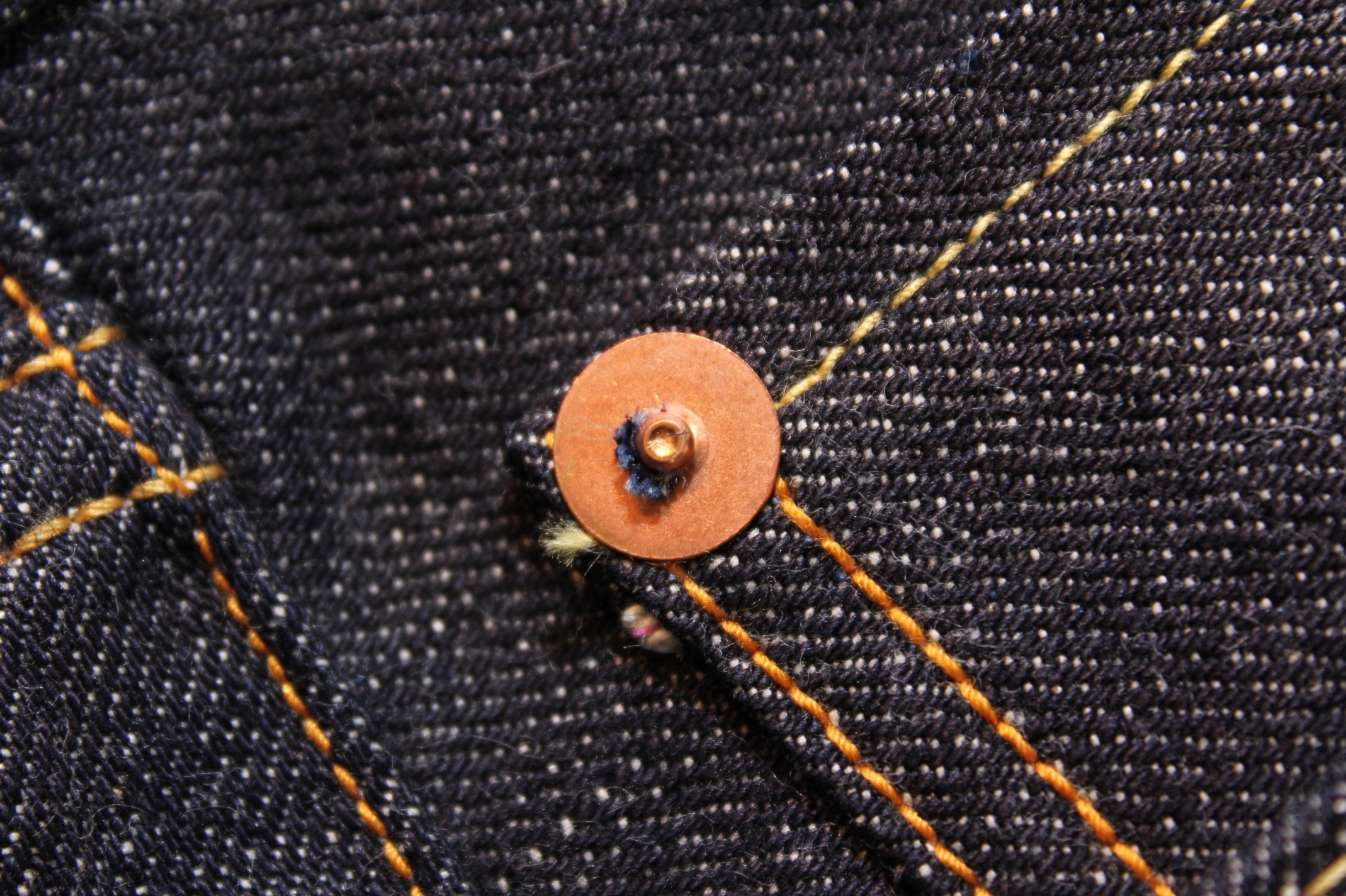 359601 15oz. Standard Straight Selvedge Denim Pants - OW - Tempo