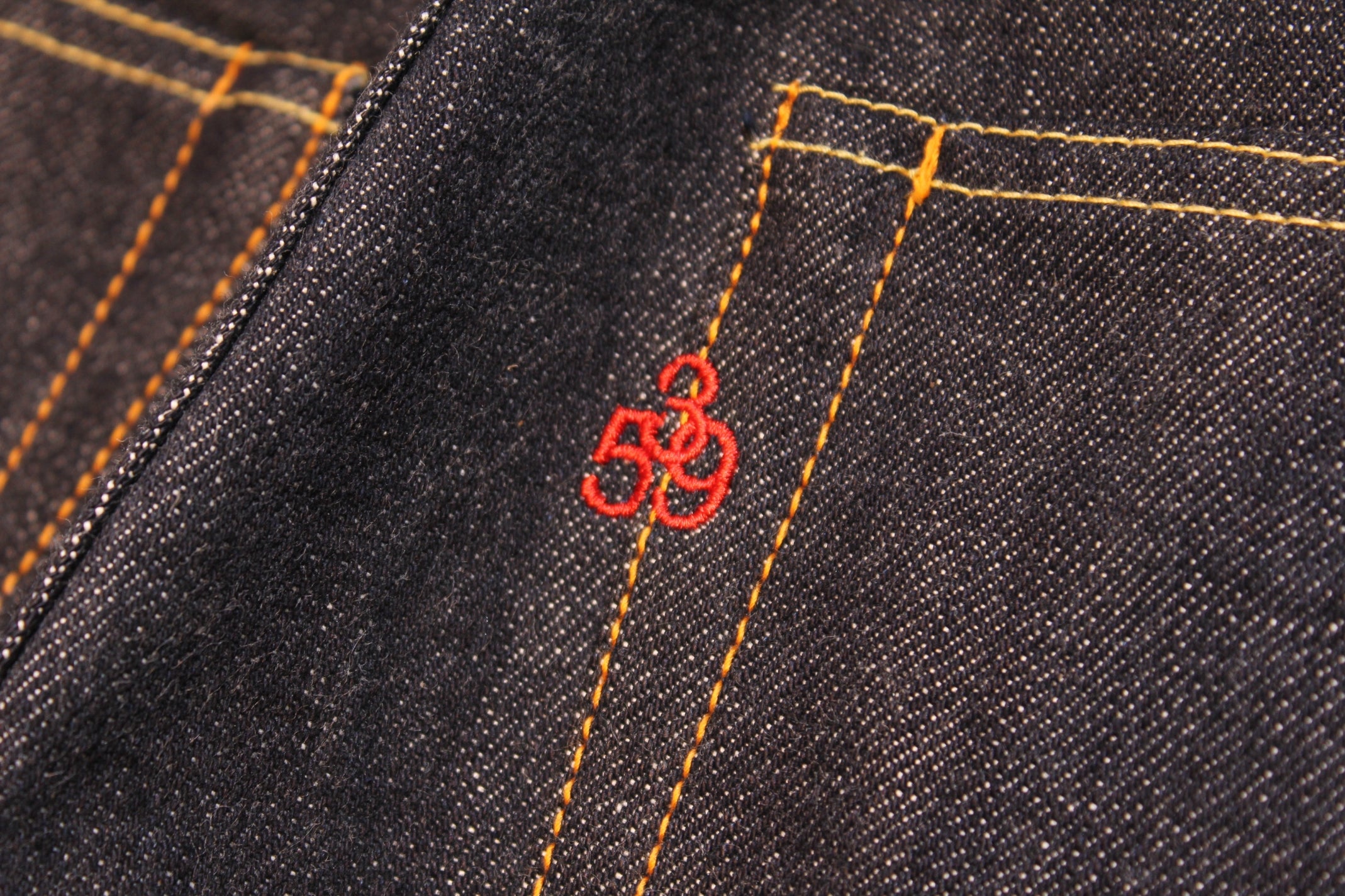 359601 15oz. Standard Straight Selvedge Denim Pants - OW - Tempo