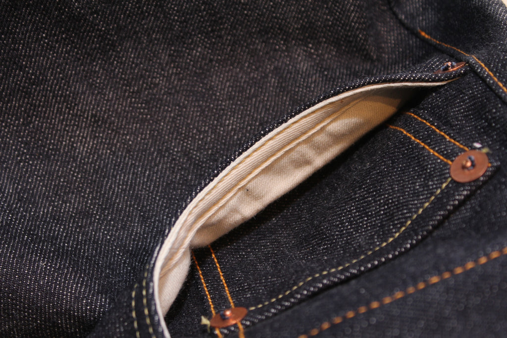 359601 15oz. Standard Straight Selvedge Denim Pants - OW - Tempo