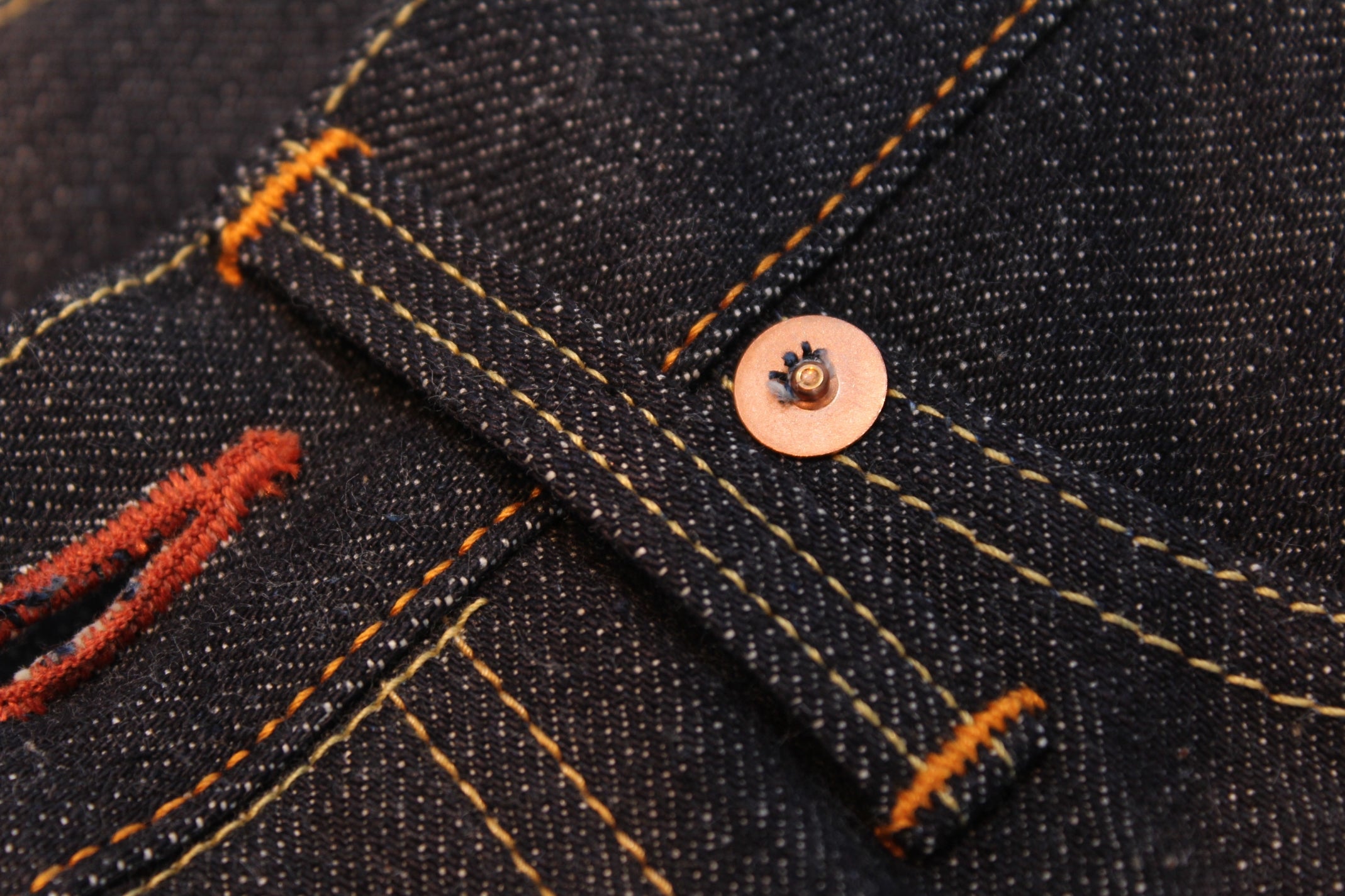 359601 15oz. Standard Straight Selvedge Denim Pants - OW - Tempo