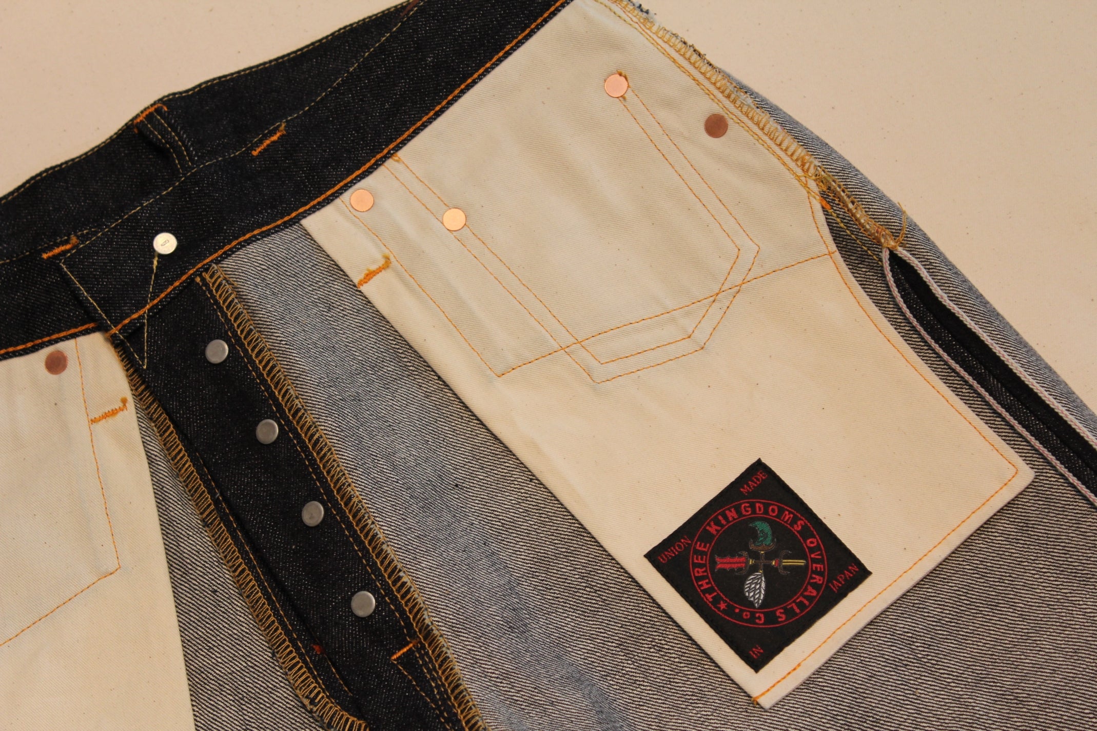 359601 15oz. Standard Straight Selvedge Denim Pants - OW - Tempo