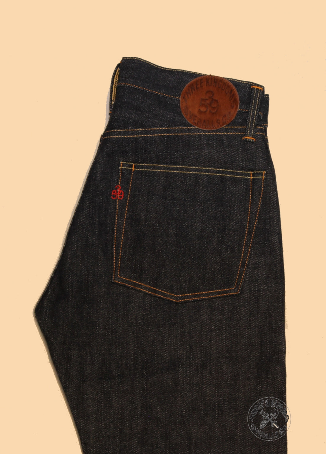 359601 15oz. Standard Straight Selvedge Denim Pants - OW - Tempo