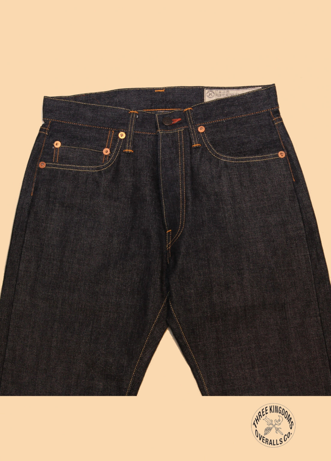 359601 15oz. Standard Straight Selvedge Denim Pants - OW - Tempo