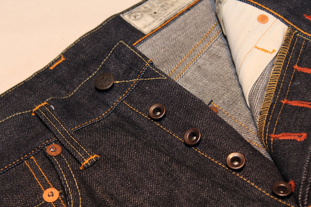 359601 15oz. Standard Straight Selvedge Denim Pants - OW - Tempo