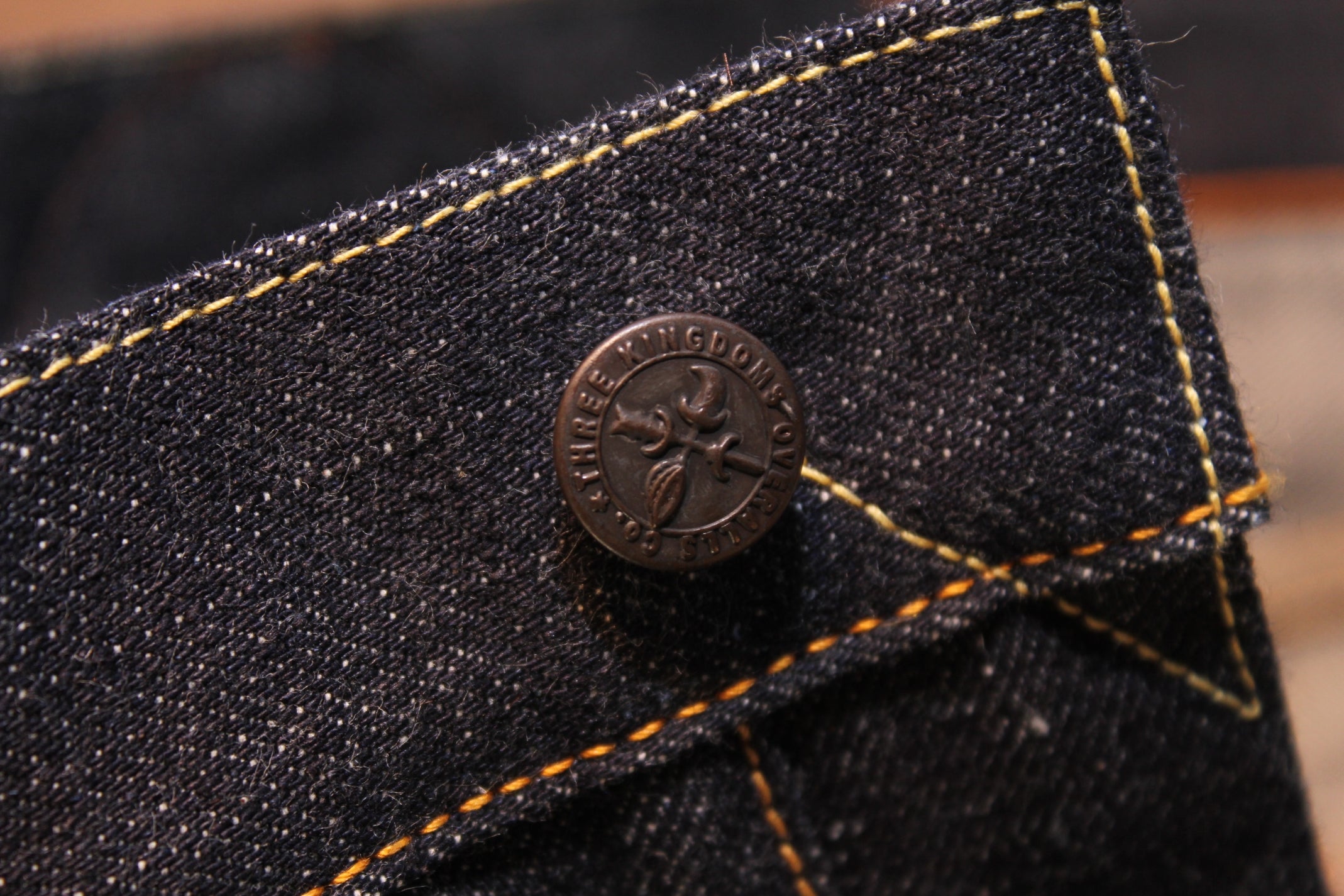 359601 15oz. Standard Straight Selvedge Denim Pants - OW - Tempo