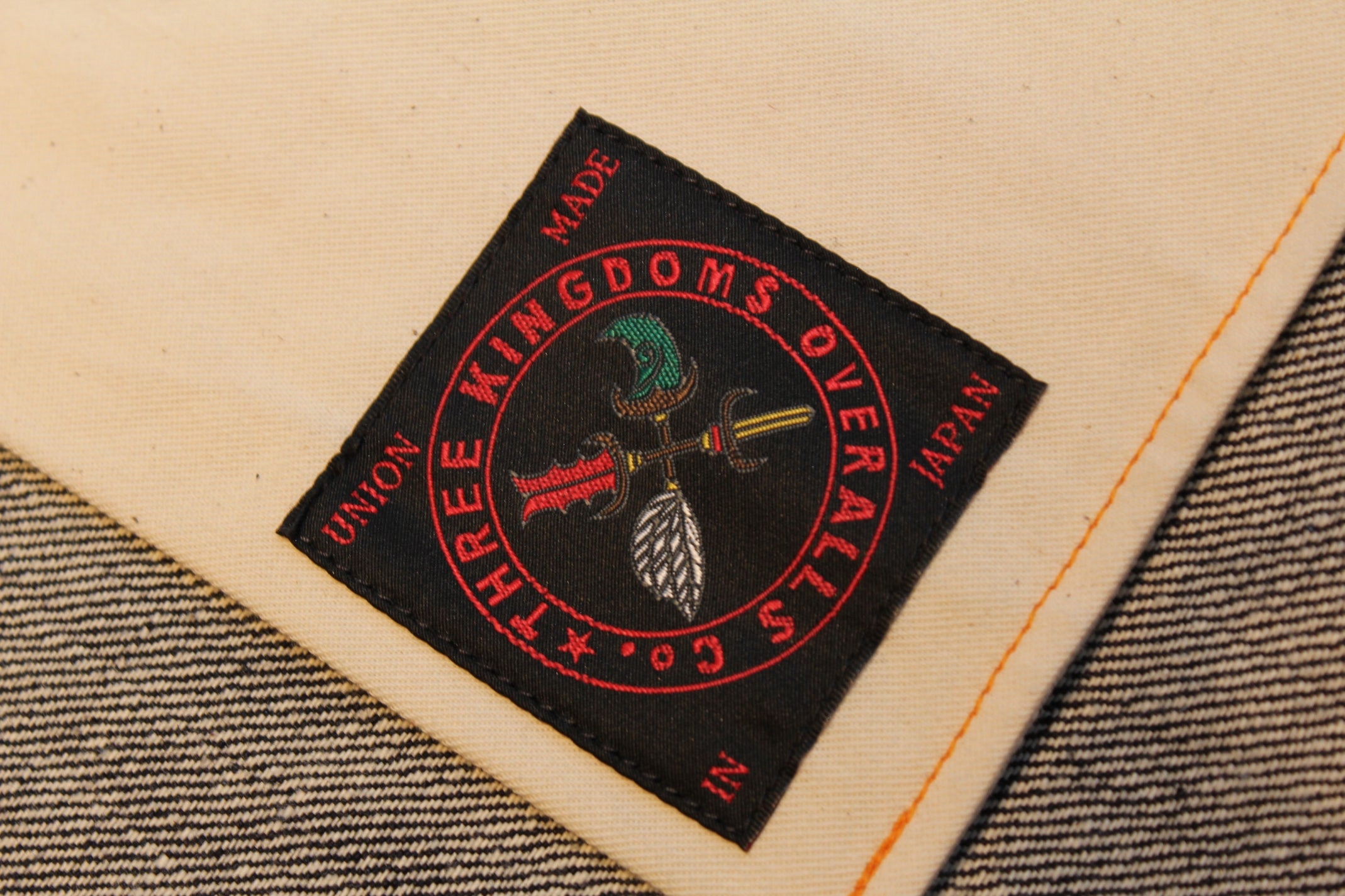 Premium 15.3oz. TK903 Relax Tapered Natural Indigo Selvedge Denim Pants - OW - Tempo