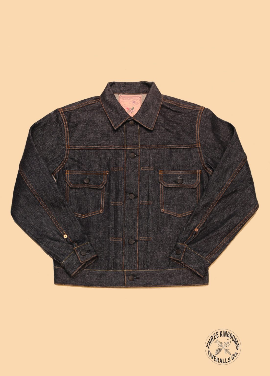 Premium TK992C Natural Indigo Selvedge Denim Type II Jacket - OW - Tempo