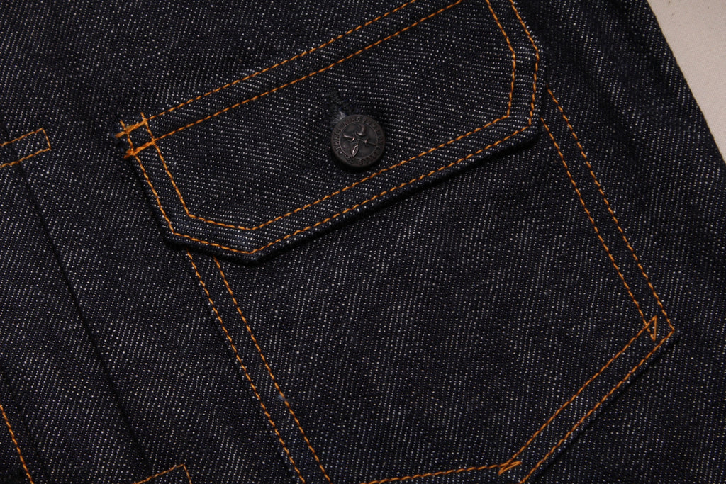 Premium TK992C Natural Indigo Selvedge Denim Type II Jacket - OW - Tempo