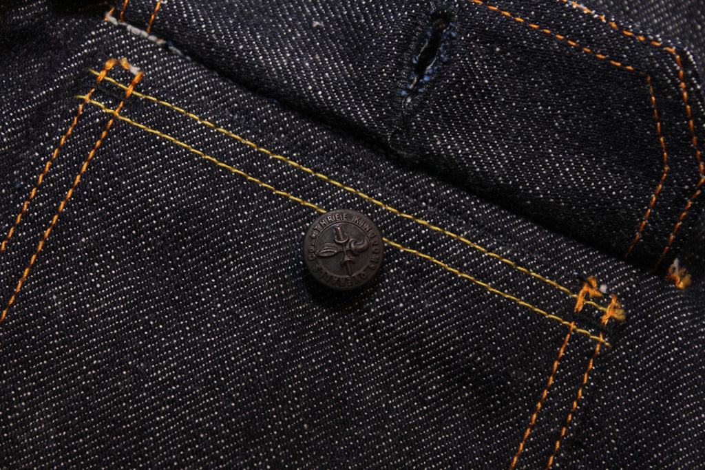 Premium TK992C Natural Indigo Selvedge Denim Type II Jacket - OW - Tempo