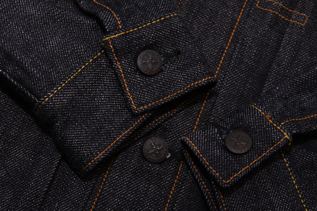 Premium TK992C Natural Indigo Selvedge Denim Type II Jacket - OW - Tempo