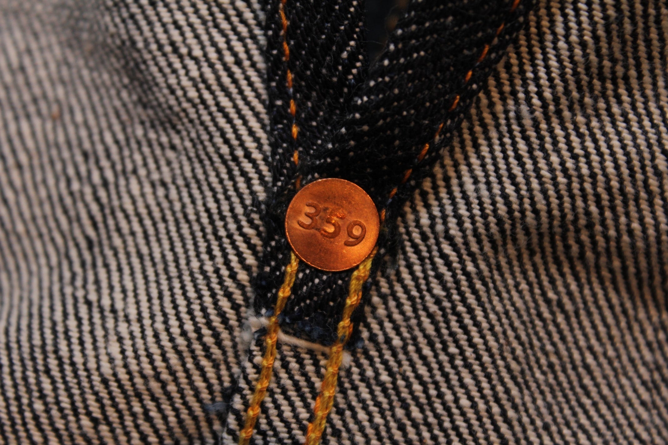 Premium TK992C Natural Indigo Selvedge Denim Type II Jacket - OW - Tempo