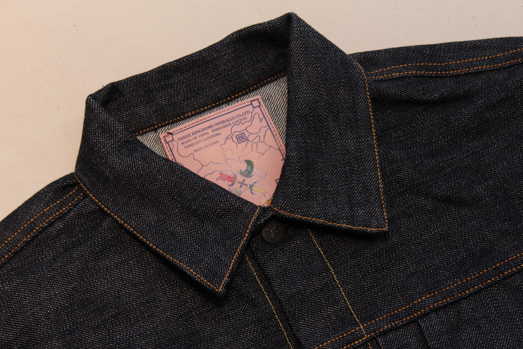 Premium TK992C Natural Indigo Selvedge Denim Type II Jacket - OW - Tempo