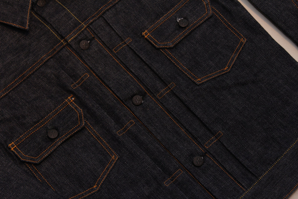 Premium TK992C Natural Indigo Selvedge Denim Type II Jacket - OW - Tempo