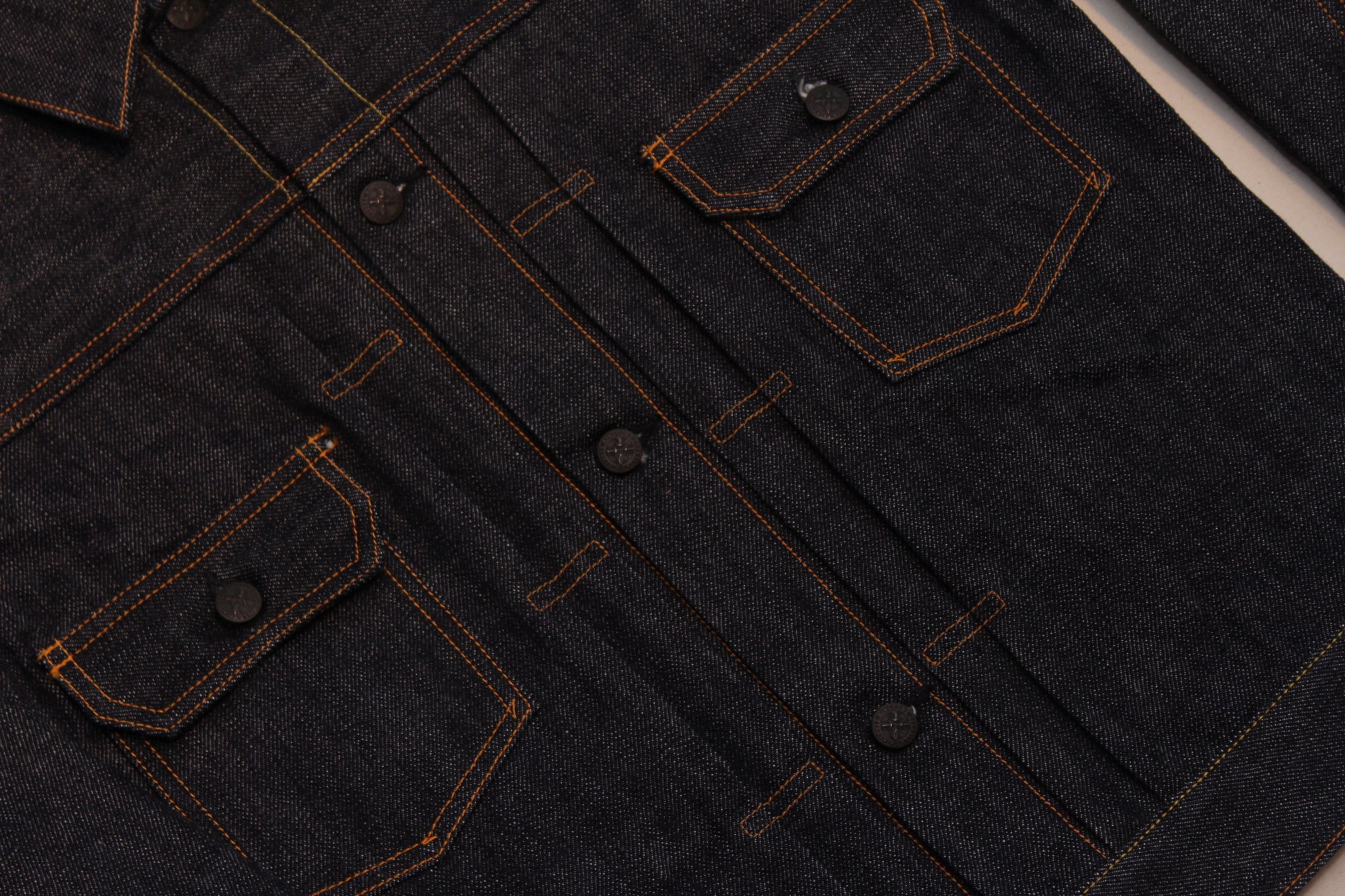Premium TK992C Natural Indigo Selvedge Denim Type II Jacket - OW - Tempo