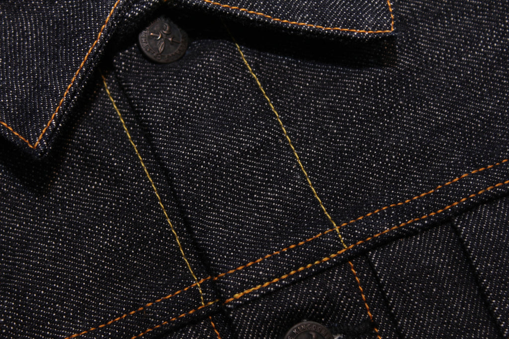 Premium TK992C Natural Indigo Selvedge Denim Type II Jacket - OW - Tempo
