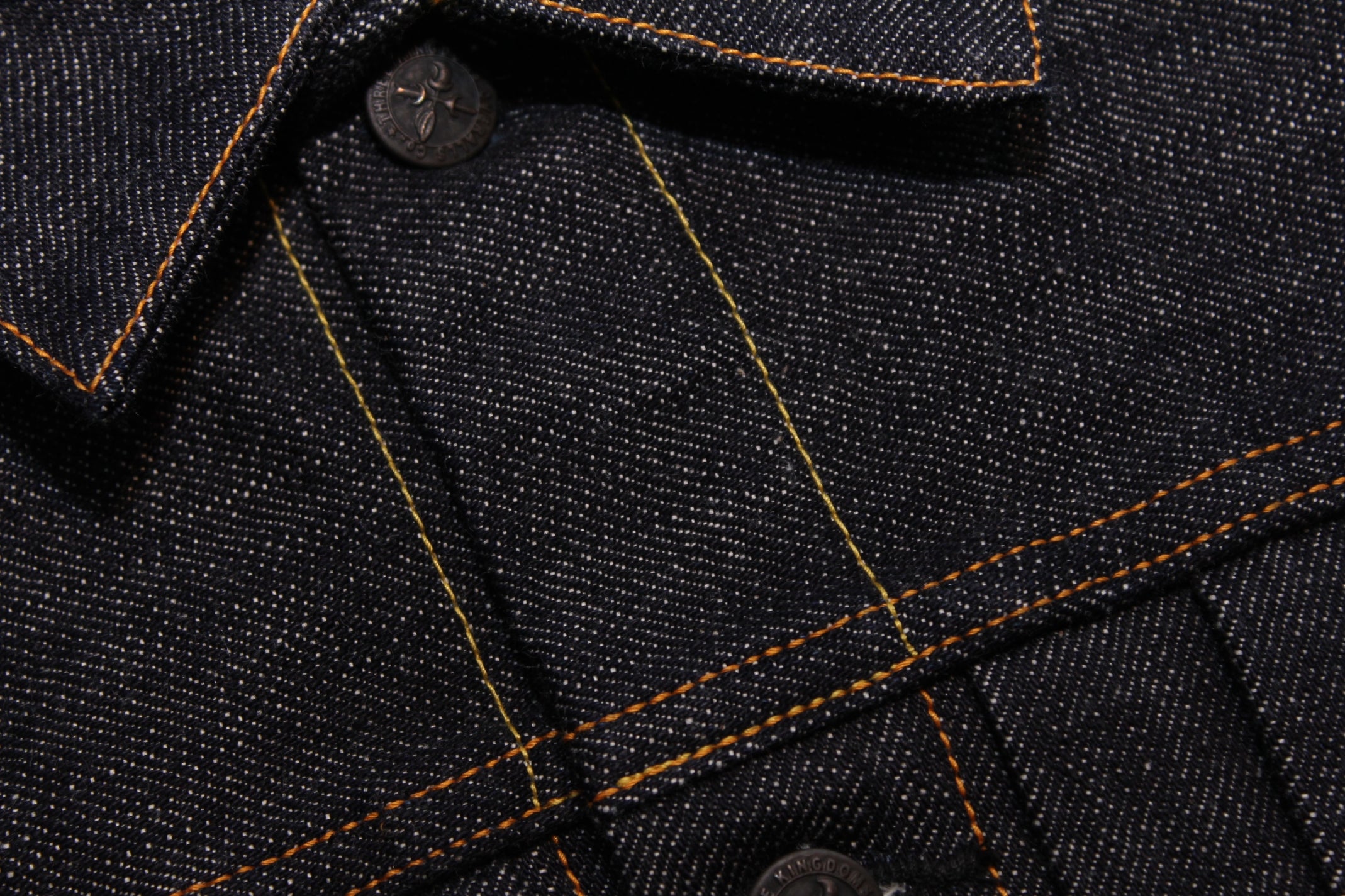 Premium TK992C Natural Indigo Selvedge Denim Type II Jacket - OW - Tempo