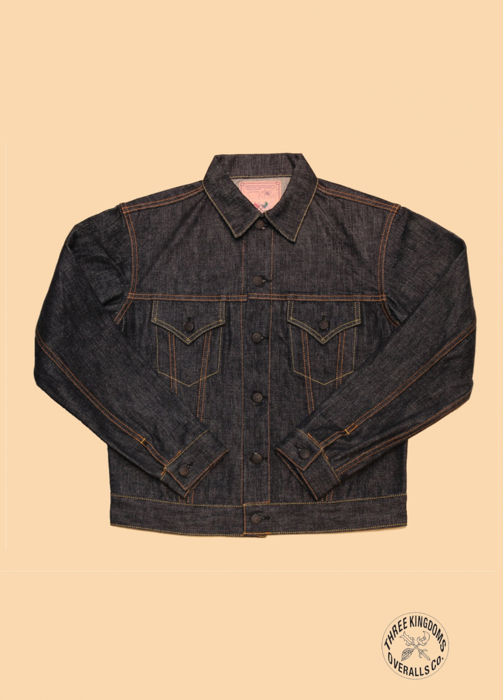 Premium TK993C Type III Natural Indigo Selvedge Denim Jacket - OW - Tempo