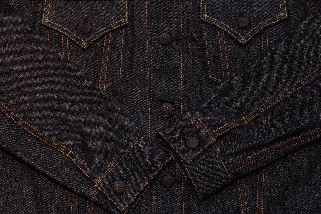 Premium TK993C Type III Natural Indigo Selvedge Denim Jacket - OW - Tempo