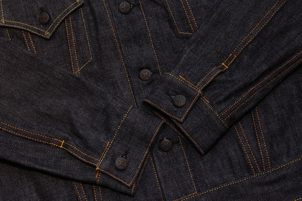 Premium TK993C Type III Natural Indigo Selvedge Denim Jacket - OW - Tempo