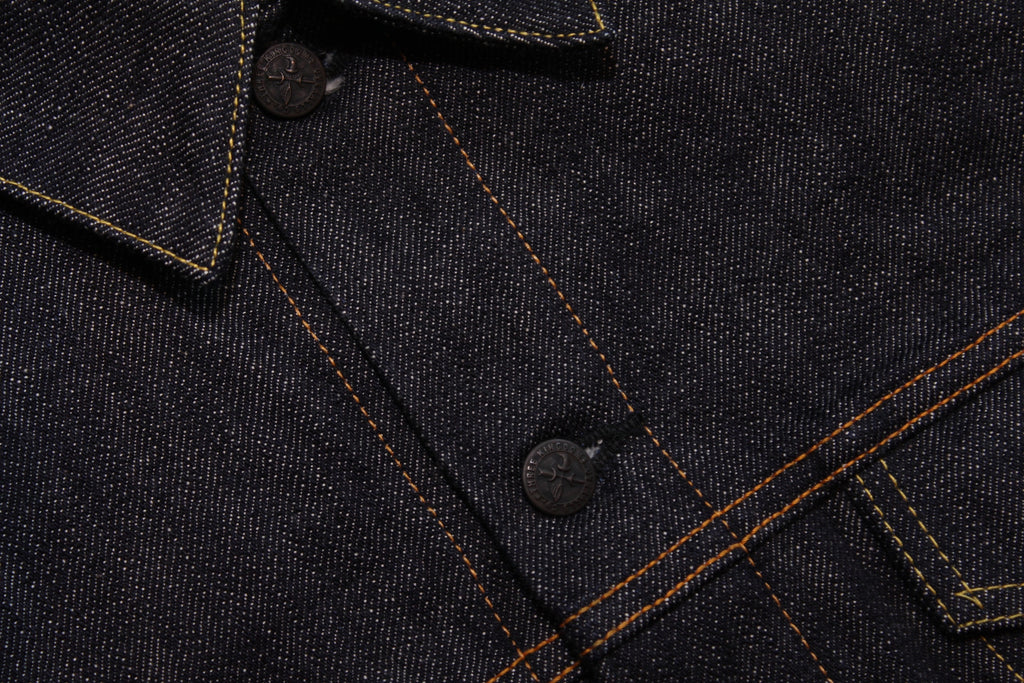 Premium TK993C Type III Natural Indigo Selvedge Denim Jacket - OW - Tempo