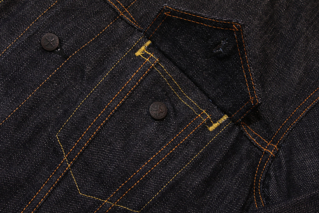 Premium TK993C Type III Natural Indigo Selvedge Denim Jacket - OW - Tempo