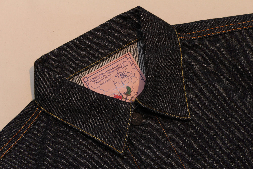 Premium TK993C Type III Natural Indigo Selvedge Denim Jacket - OW - Tempo