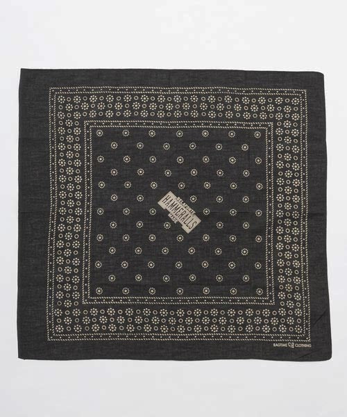 Ragtime Hammeralls Selvedge Loop Bandana - Black - Tempo