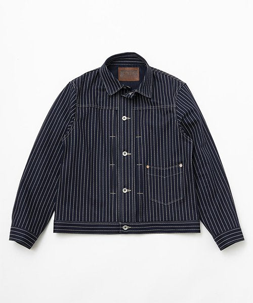 Ragtime Cotton Wabash Jacket in Navy - Tempo