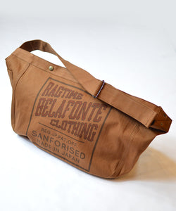 Ragtime Herringbone Newspaper Bag in Brown - Tempo