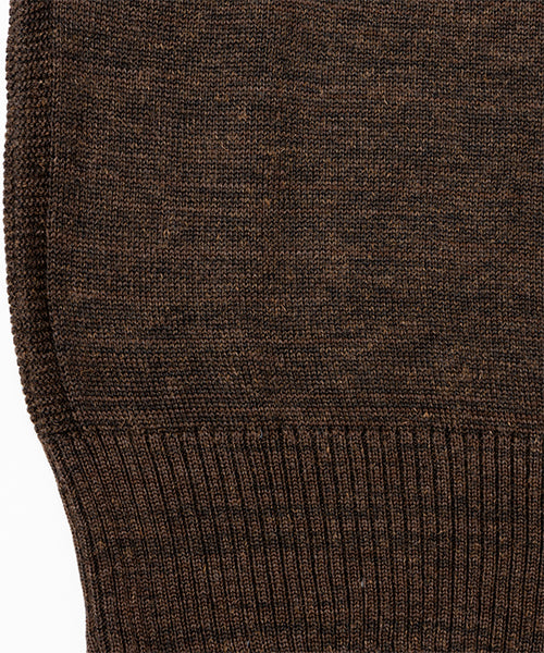 Ragtime Civilian Cross Knit Vest Square Neck in Brown Mix