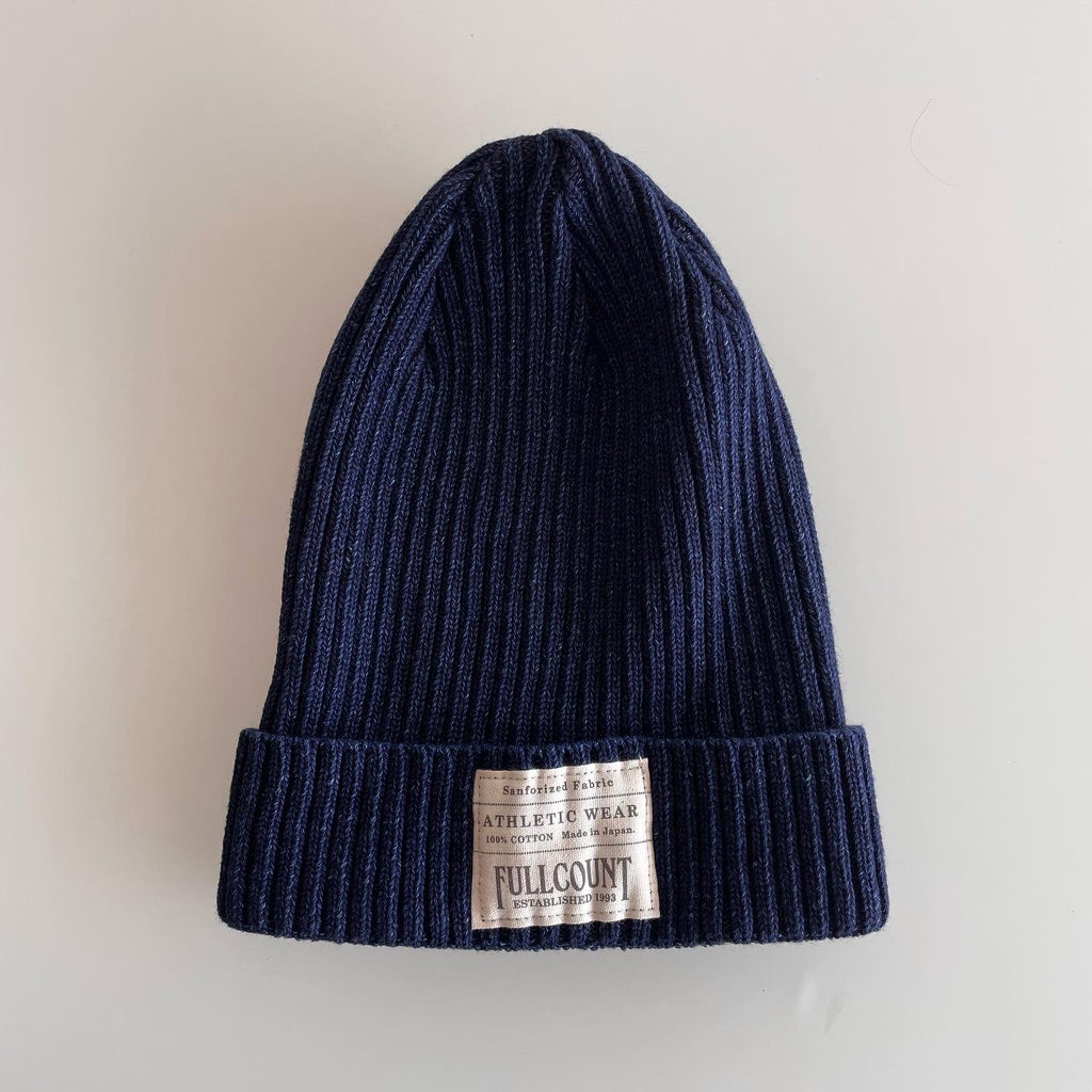 Indigo Rope-Dyed Ribbed Watch Cap - Tempo
