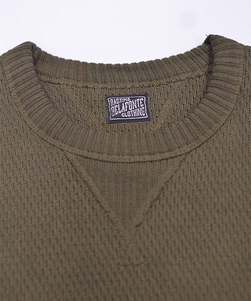Ragtime Super Heavy Weight Thermal Shirts in Overdyed Olive Drab