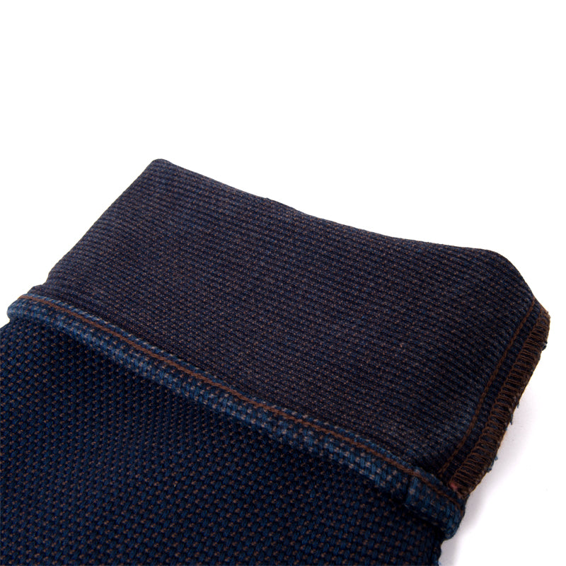 Kakishibu Persimmon Indigo Sashiko 14oz Jeans - Narrow Straight - Tempo