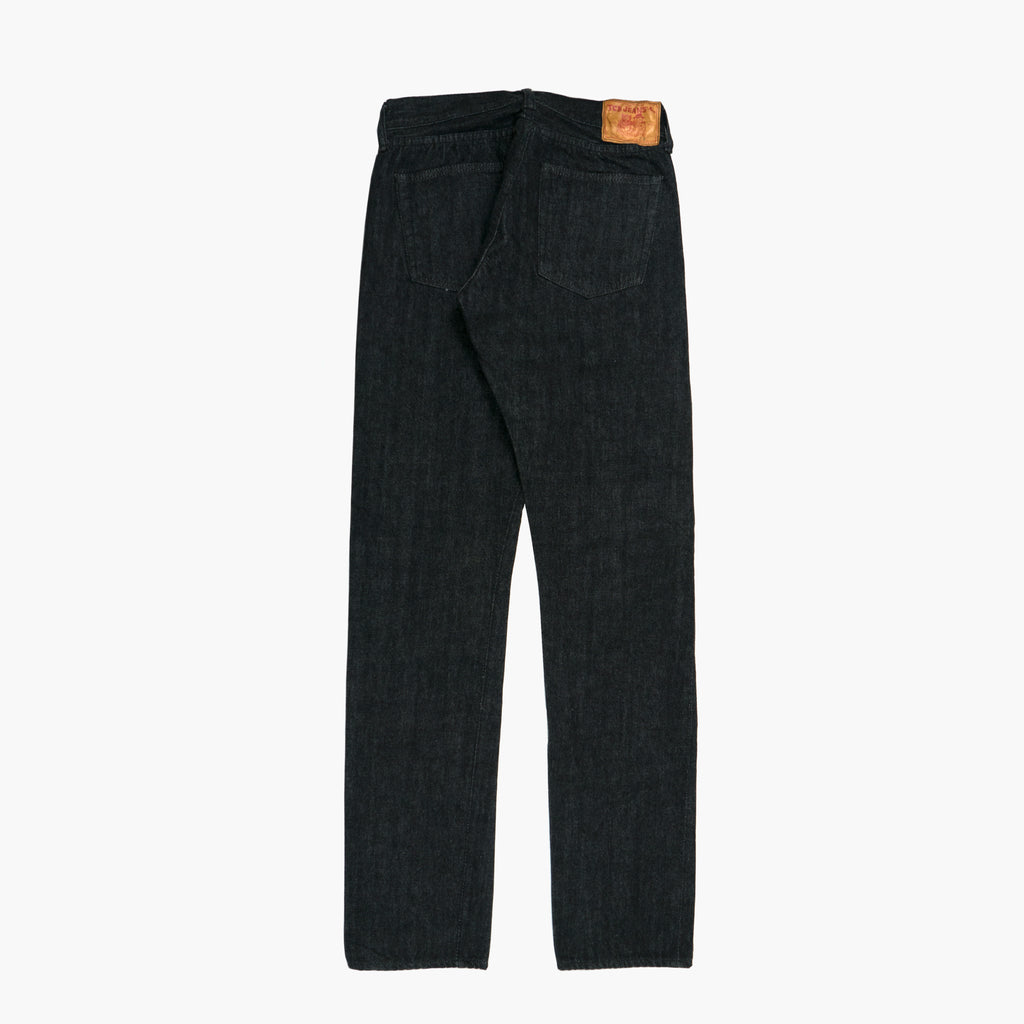 13oz Slim 50's Black Selvedge Jean - One Washed - Tempo