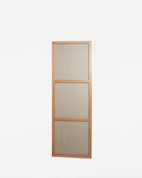 FRAME ROOM DIVIDER | NATURAL OAK / LINEN | ONE PANEL - Tempo