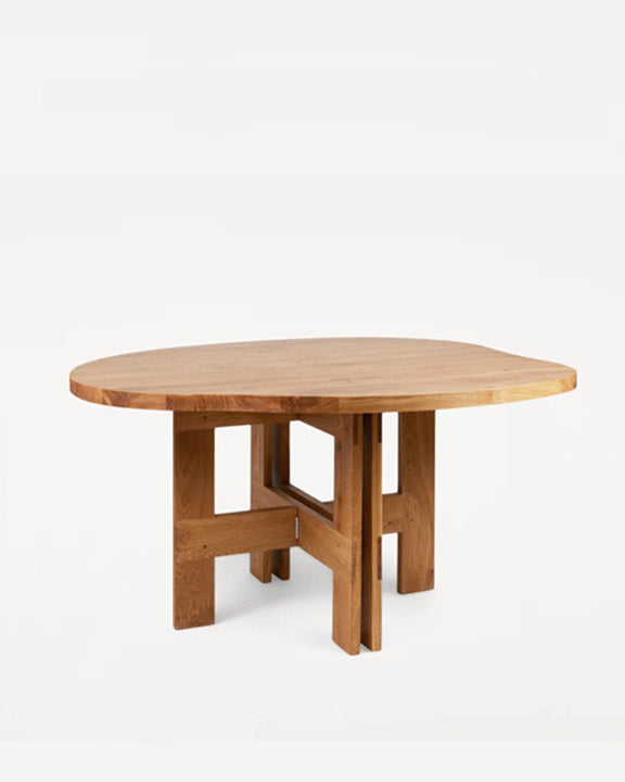 FARMHOUSE TRESTLE TABLE | OAK | POND - Tempo