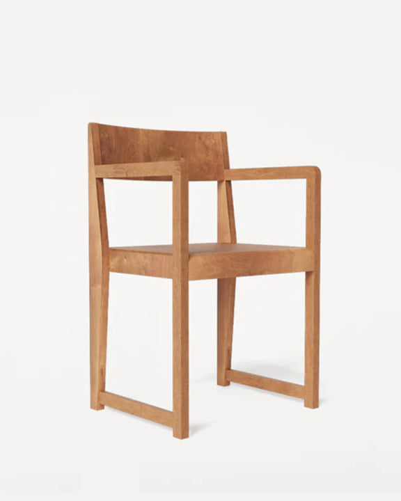 ARMREST CHAIR 01 | WARM BROWN BIRCH - Tempo