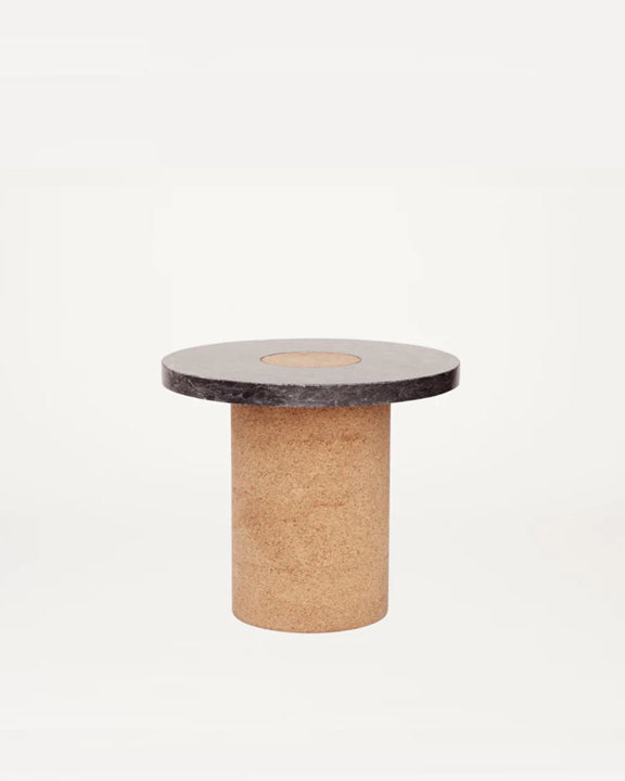 SINTRA TABLE | BLACK MARBLE / CORK | SMALL