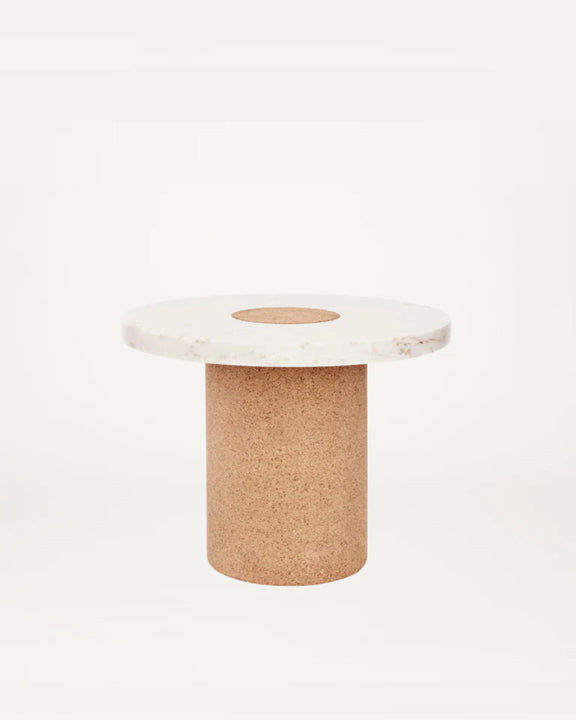 SINTRA TABLE | WHITE MARBLE / CORK | LARGE - Tempo